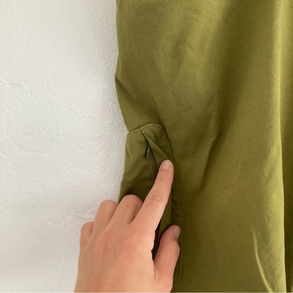 PRANA Kanab Pants Green Climbing Hiking Outdoors Gorpcore Ripstop Size Large - Picture 3 of 9